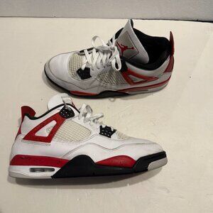 Nike Air Jordan 4 Retro "Red Cement" Men's Size 13 (DH6927-161)